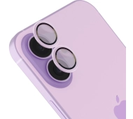Bizon na aparat z aplikatorem Snap Lens do iPhone 17, lawendowa ramka