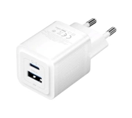Vention 1x USB-A 1x USB-C GaN 30W Biały