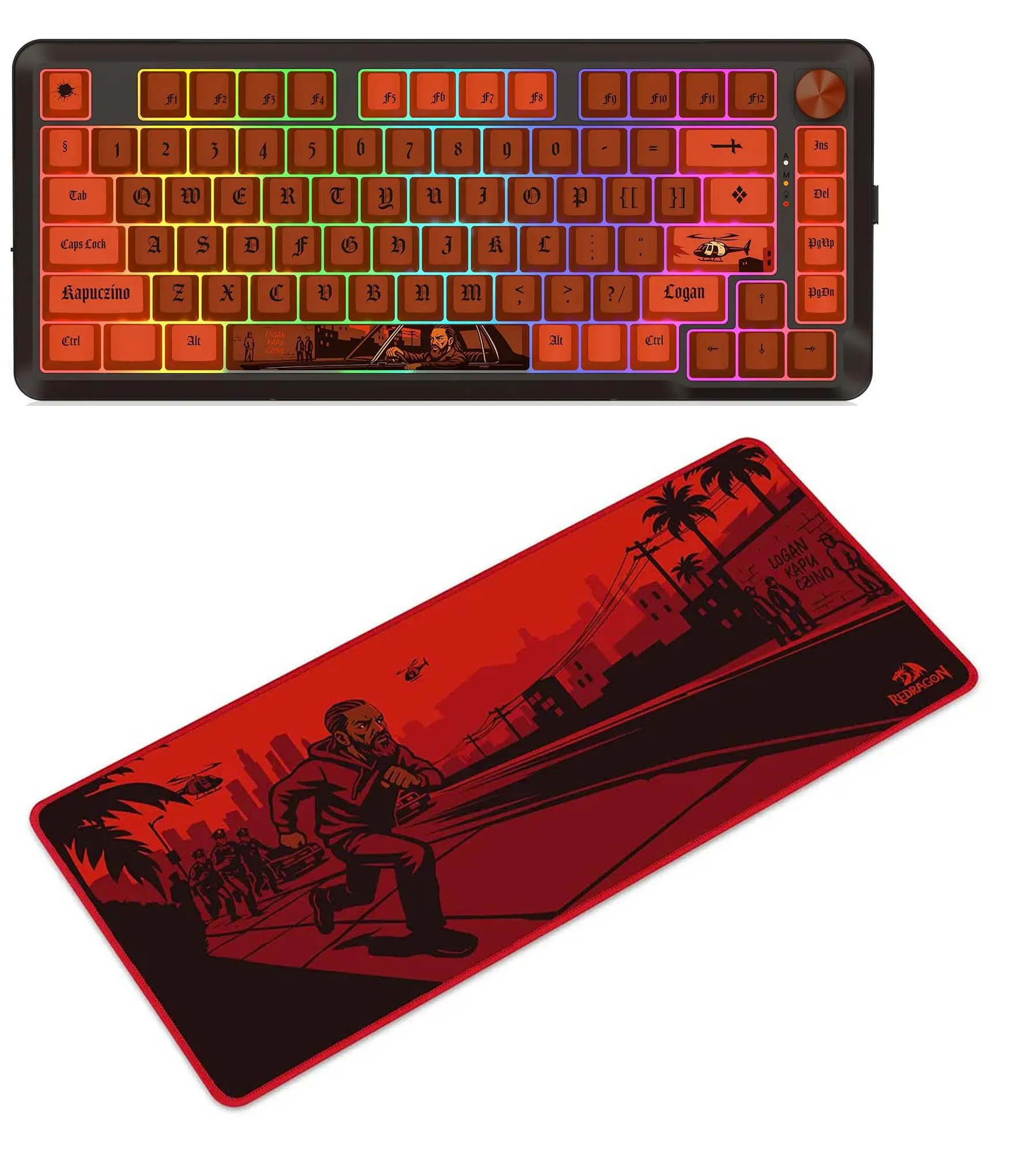 Redragon Redragon K4PUC21N0 Pro + podkładka  K4PUC21N0 z autografem