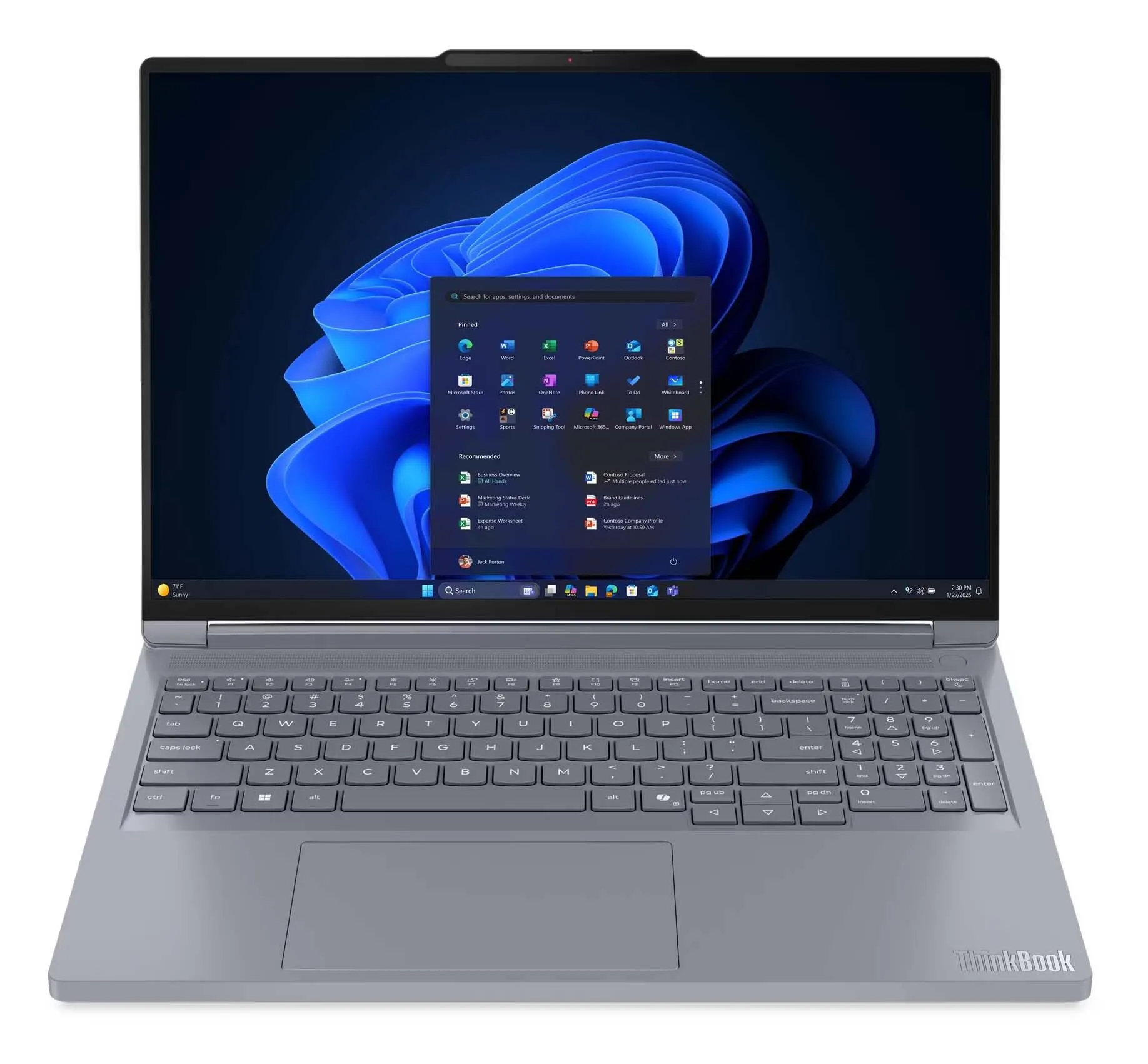 Lenovo ThinkBook 16p G6 ADR 16" 240Hz R9 8940HX 32GB RAM 1TB Dysk SSD RTX5060 Win11 Pro Szary