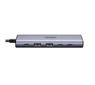 UGREEN CM511 HDMI 4K 60Hz 2x USB 3.2 2x USB-C  3.2 PD Szary