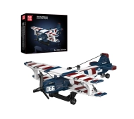 Mould King American Racing Biplane 24066 Zestaw klocków z 540 elementów