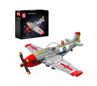 Mould King P-51D Mustang Fighter 24068 Zestaw klocków z 396 elementów