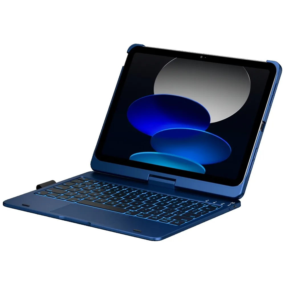 Typecase Flexbook Touch z klawiaturą do iPad 11" A16 2025/iPad 10.9" 2022 Ciemny niebieski
