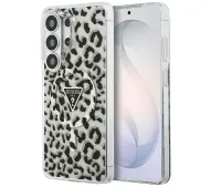 Guess IML Leopard Print Triangle MagSafe do Galaxy S26 Ultra Czarny