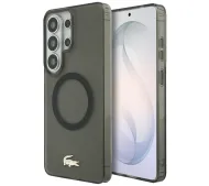 Lacoste Shockproof Frosted Gold Logo MagSafe do Galaxy S26 Ultra Czarny