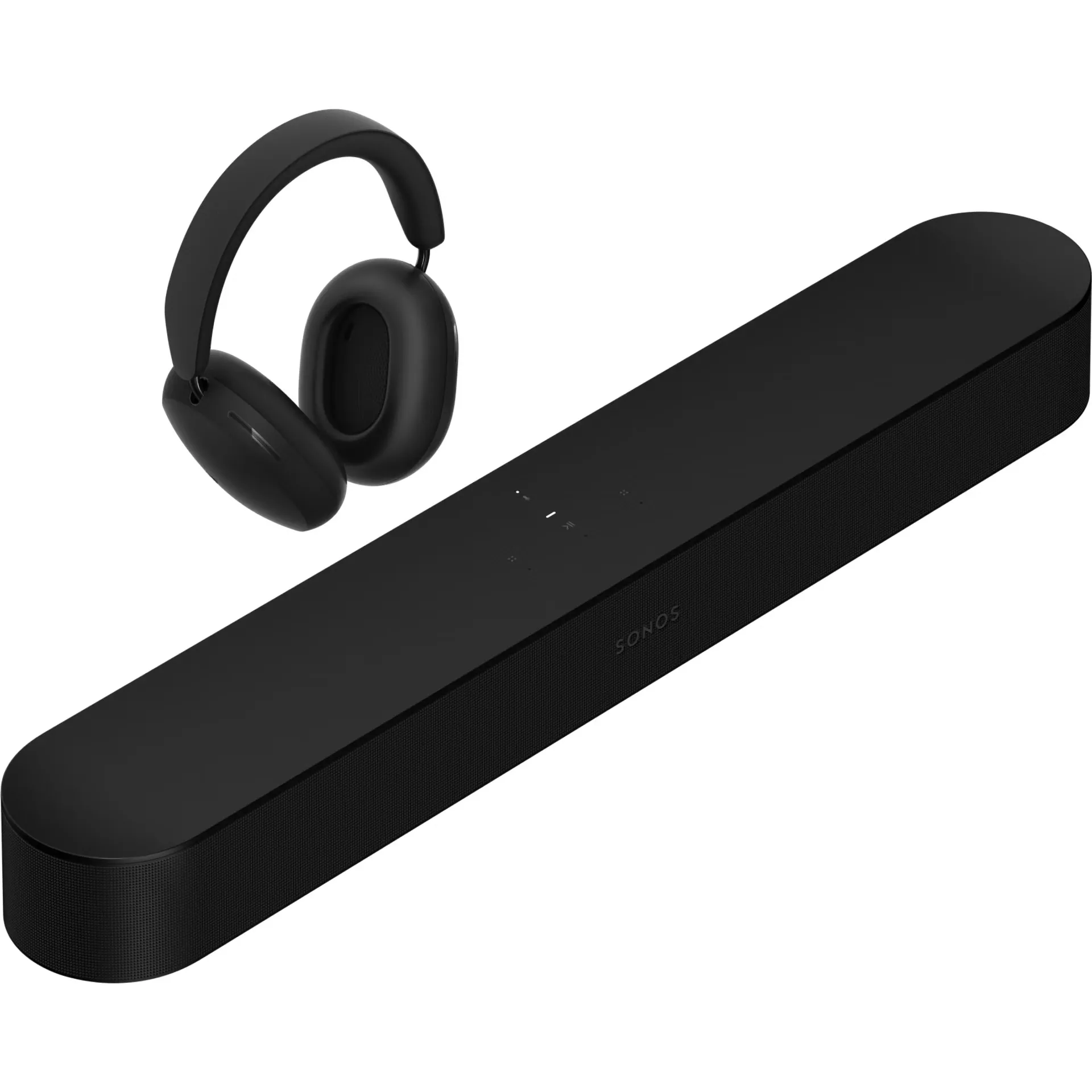 Sonos Beam Gen2 4.1 Wi-Fi AirPlay Dolby Atmos + Słuchawki bezprzewodowe Sonos Ace Czarny