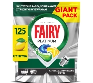 Fairy Platinum All In One Lemon 125szt