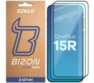 Bizon z ramką Glass Edge Duo do OnePlus 15R 2 sztuki