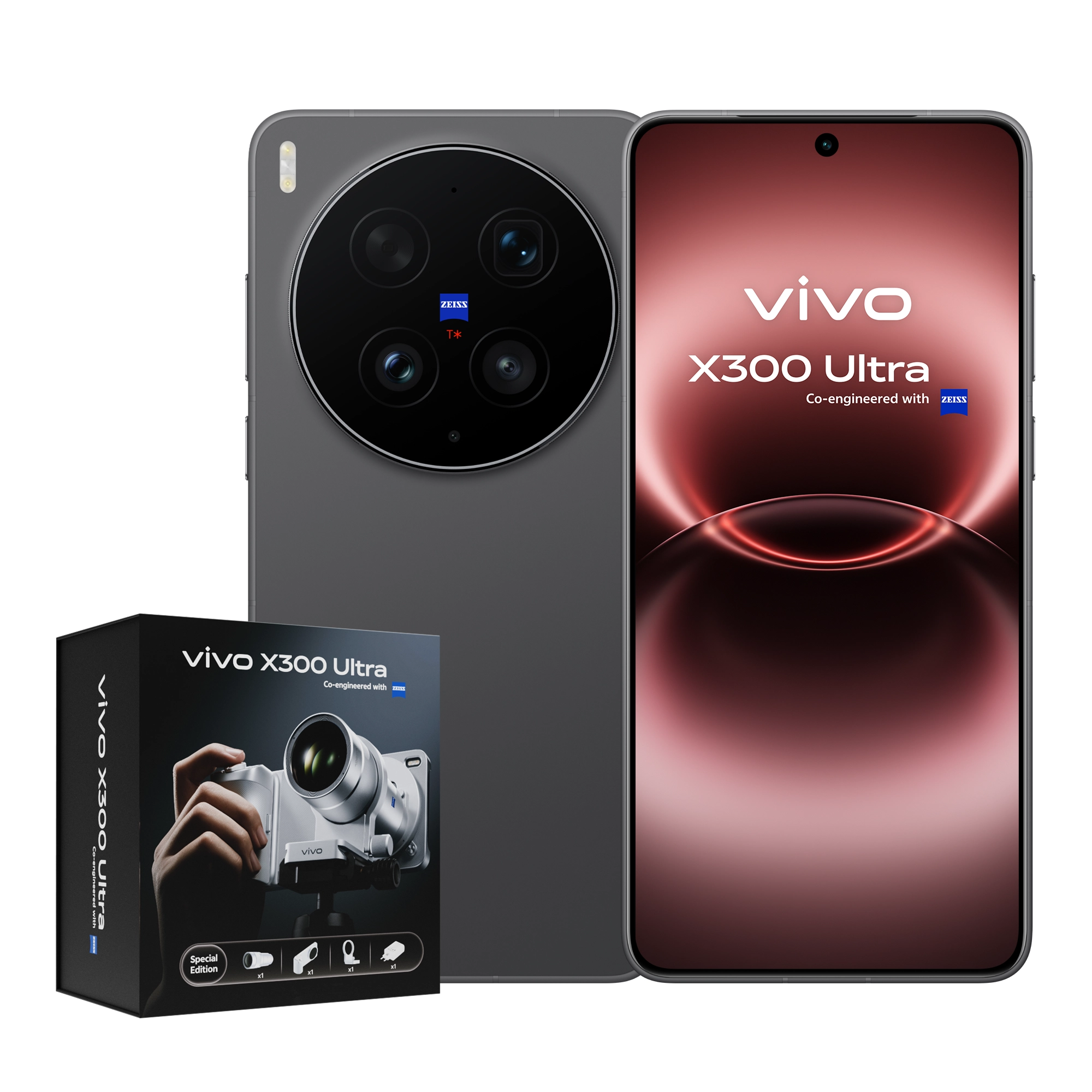vivo X300 Ultra 5G 16/1TB 6,8" 144Hz 200Mpix Czarny Zestaw