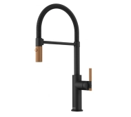 Franke Maris Stripes semi-pro Czarny mat/miedziany Mosiądz