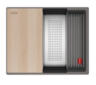 Franke Kanon KNG PRO 110-52 Granitowy Kamienny szary