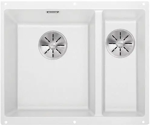 Blanco SUBLINE 340/160-U 523552 Komora z lewej strony Granitowy Biały