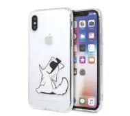 Karl Lagerfeld KLHCI65CFNRC do iPhone Xs Max Przeźroczysty-Zdjęcie-0