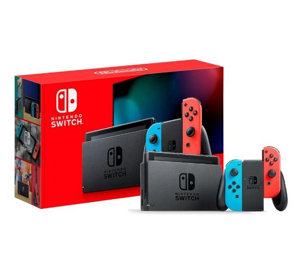konsola Switch Nintendo Switch Joy-Con v2 (czerwono-niebieski) Nowy Model 2019 NHS002