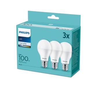 Philips LED 13 W (100 W) E27 3 szt. żarówka LED