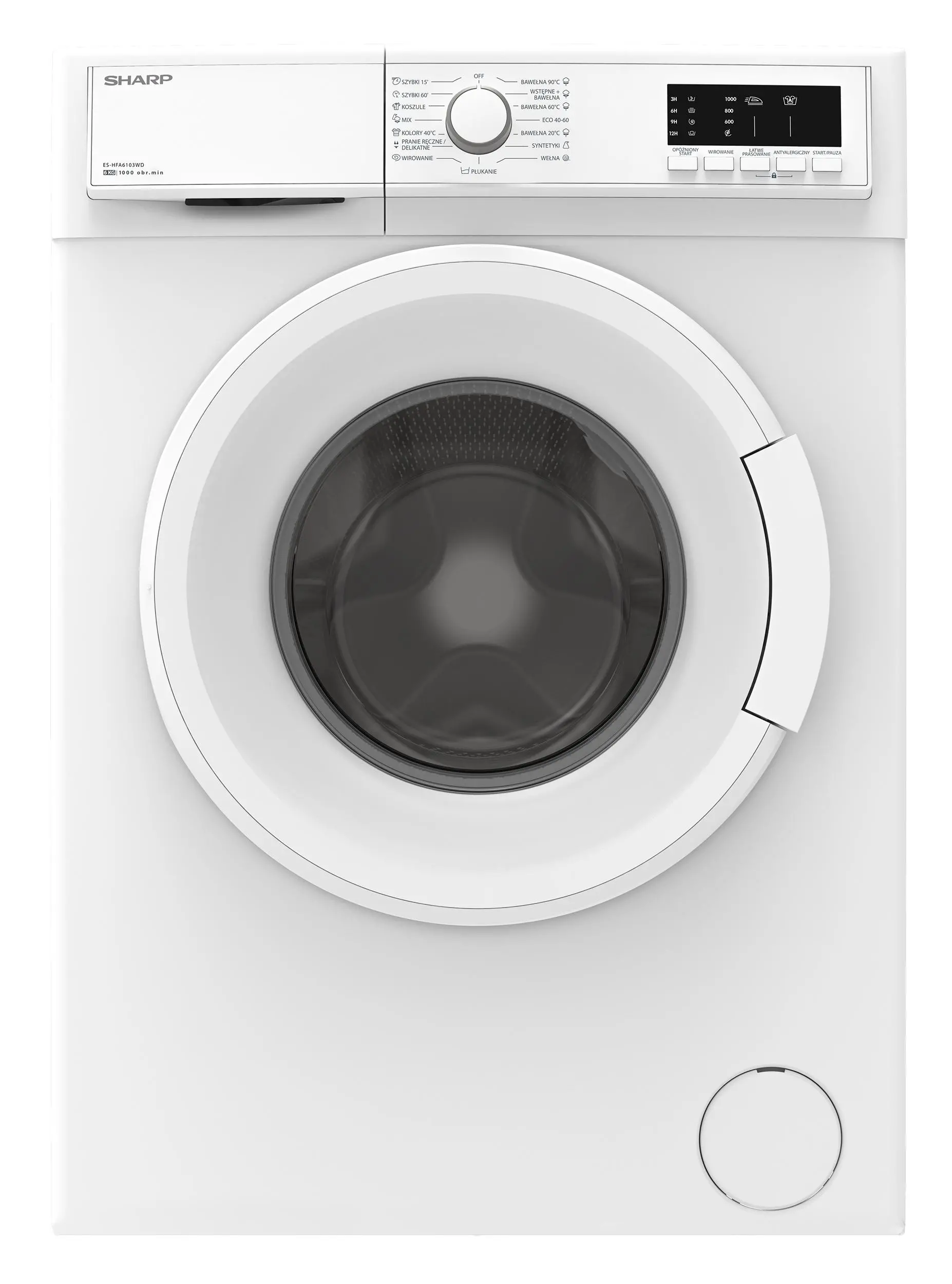 Sharp ES-HFA6103WD-PL Slim 6kg 1000obr/min