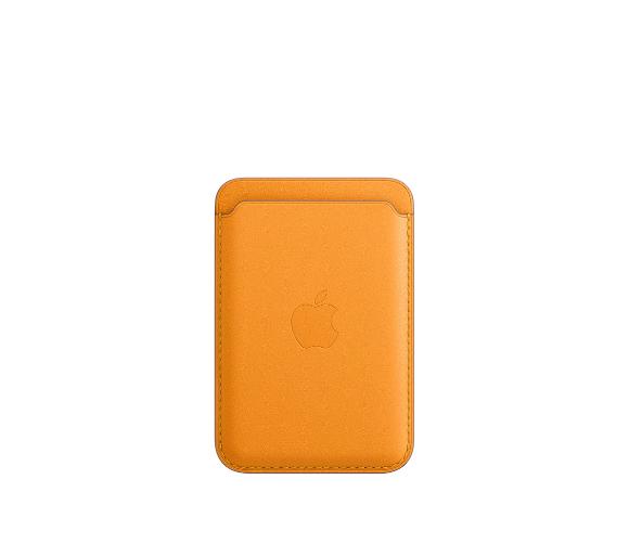 etui dedykowane Apple Leather Wallet MagSafe MHLP3ZM/A do iPhone 12 (kalifornijski mak) 2020