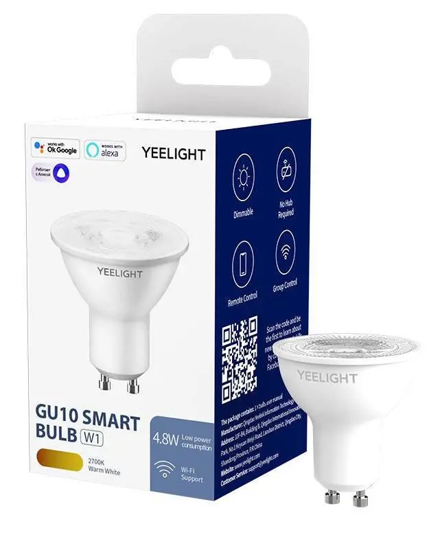 Yeelight W1 GU10 ściemnialna 1szt.