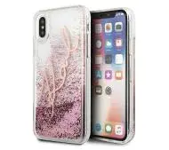 Karl Lagerfeld Glitter Signature KLHCPXTRKSRG do iPhone X/Xs-Zdjęcie-0