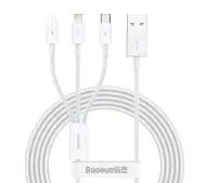 Baseus 3w1 Superior Series 3,5A, 1,2m Biały