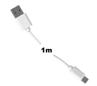 kabel USB Whitenergy 09966 (biały)