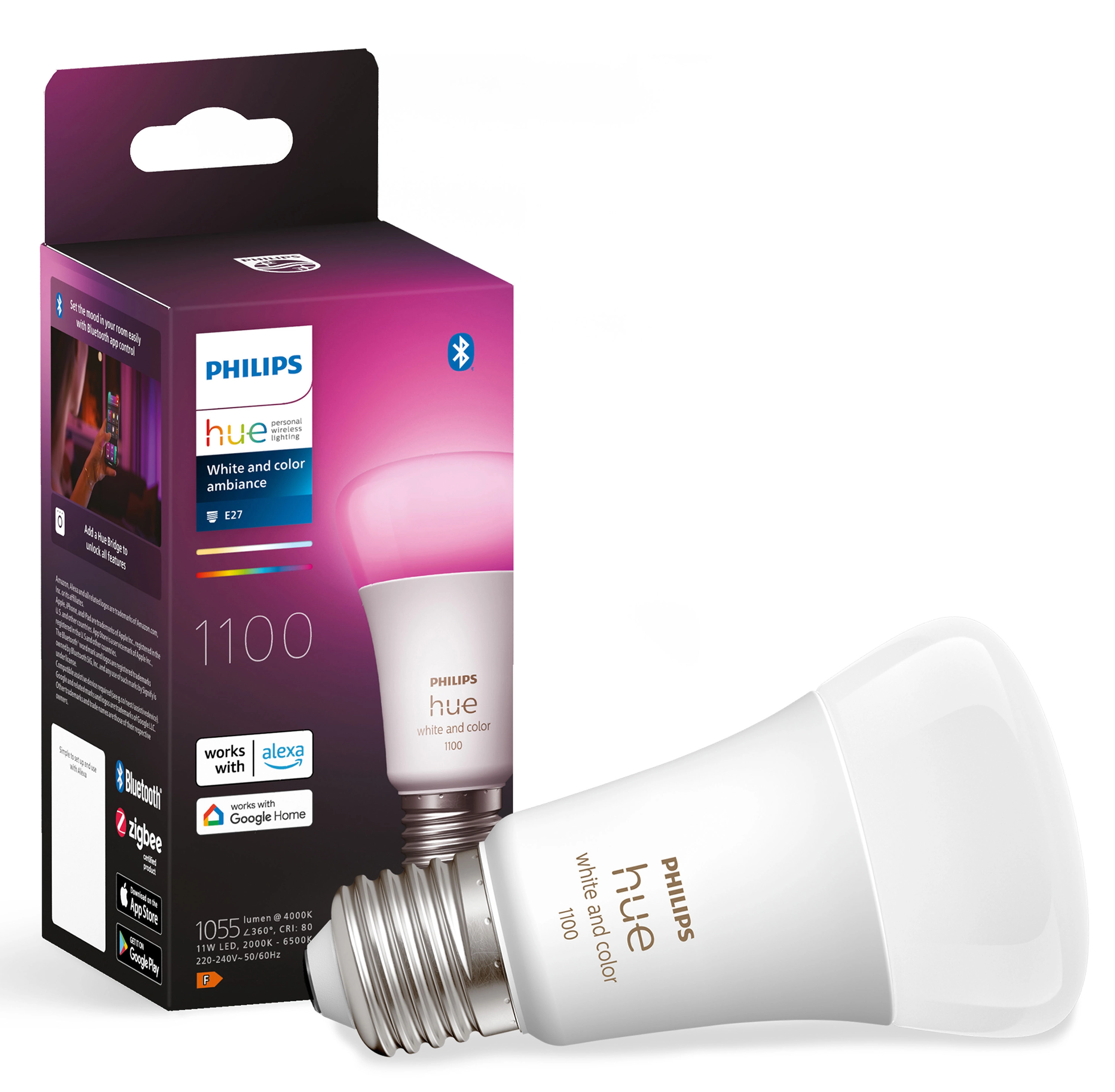 Philips Hue White and Colour Ambiance E27 1 szt.
