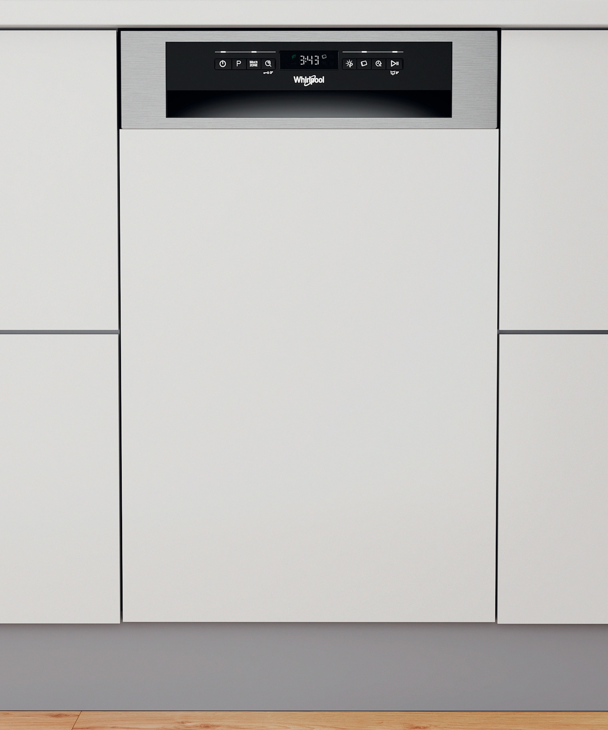 Whirlpool WSBO 3O34 PF X 44,8cm Automatyczne otwieranie drzwi Szuflada na sztućce