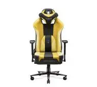 Diablo Chairs X-Player 2.0 Normal Size  Gamingowy do 150kg Skóra ECO Tkanina Dark sunflower