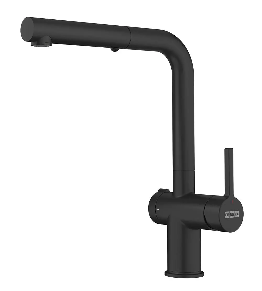 Franke Active Twist Pull-Out Czarny Stal szlachetna
