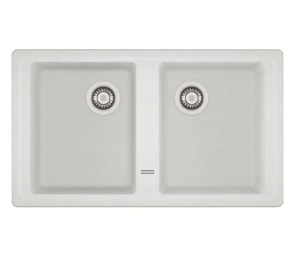 Franke Basis BFG 620-34-34 Granitowy Biały polarny