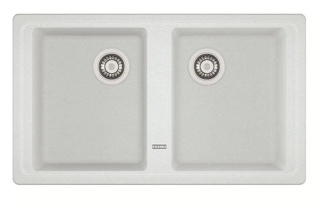 Franke Basis BFG 620-34-34 Granitowy Biały polarny