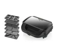 ETA Sorento Plus 6w1 515190000 Trójkąty Gofry Panini Ciastka Naleśniki Muszle 900W