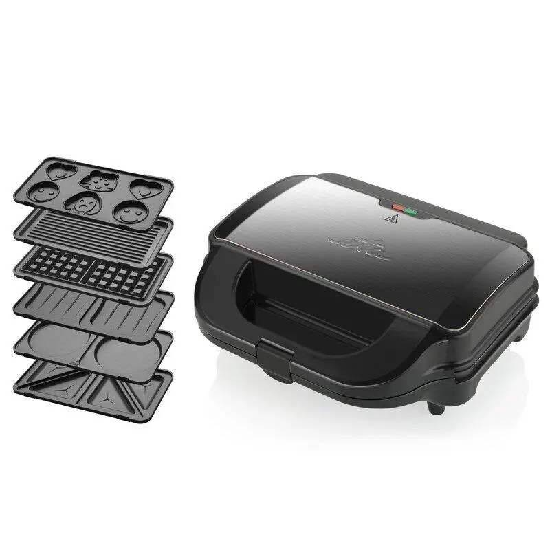 ETA Sorento Plus 6w1 515190000 Trójkąty Gofry Panini Ciastka Naleśniki Muszle 900W