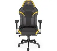 Endorfy Scrim Gamingowy do 120kg Tkanina Czarno-żółty