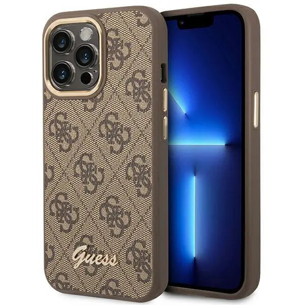 Guess 4G Vintage Gold Logo GUHCP14XHG4SHW do iPhone 14 Pro Max