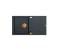 Quadron HCQE8650U8_PVDC1 P2O Evan 111 Granitowy Czarny metalik/Miedziany