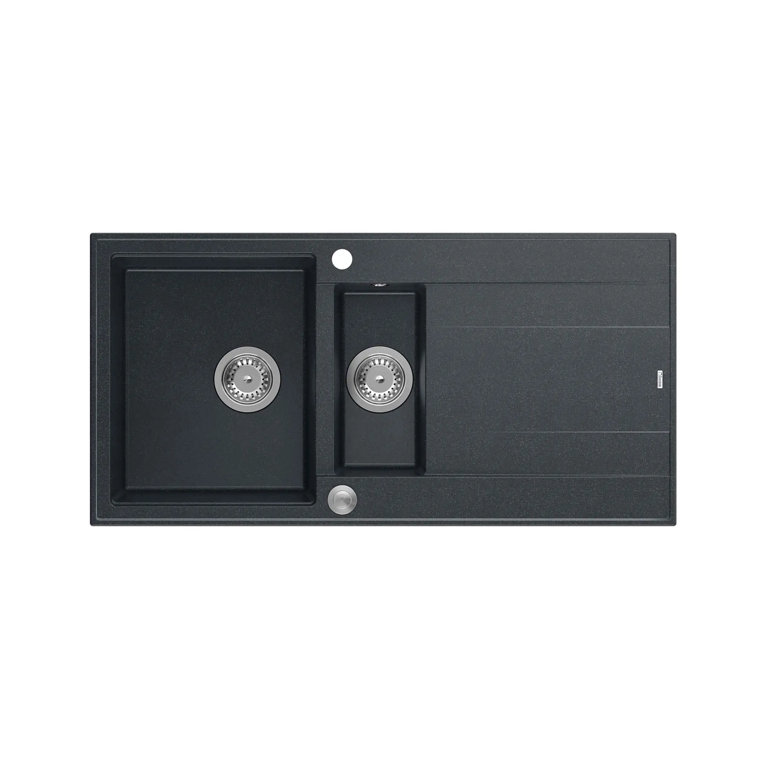 Quadron HQE5510050U8_BS P2O Evan 156 Granitowy Czarny metalik/Stalowy