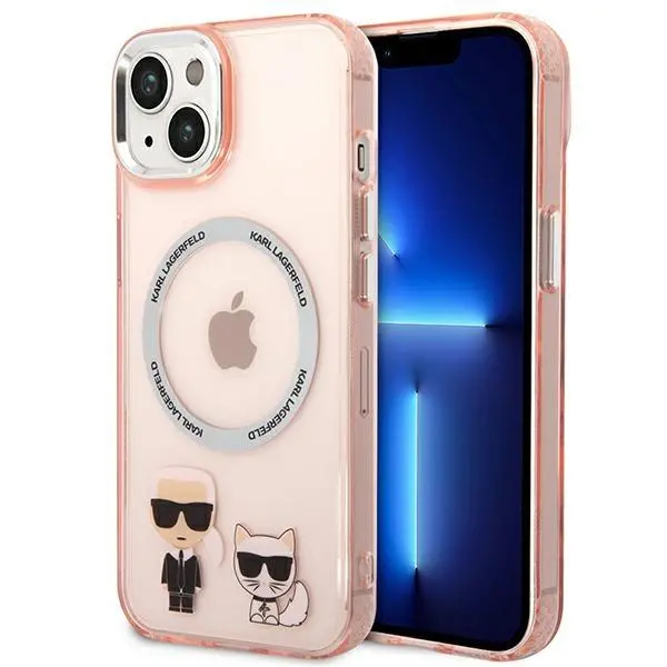 Karl Lagerfeld Karl & Choupette Aluminium Magsafe KLHMP14MHKCP do iPhone 14 Plus