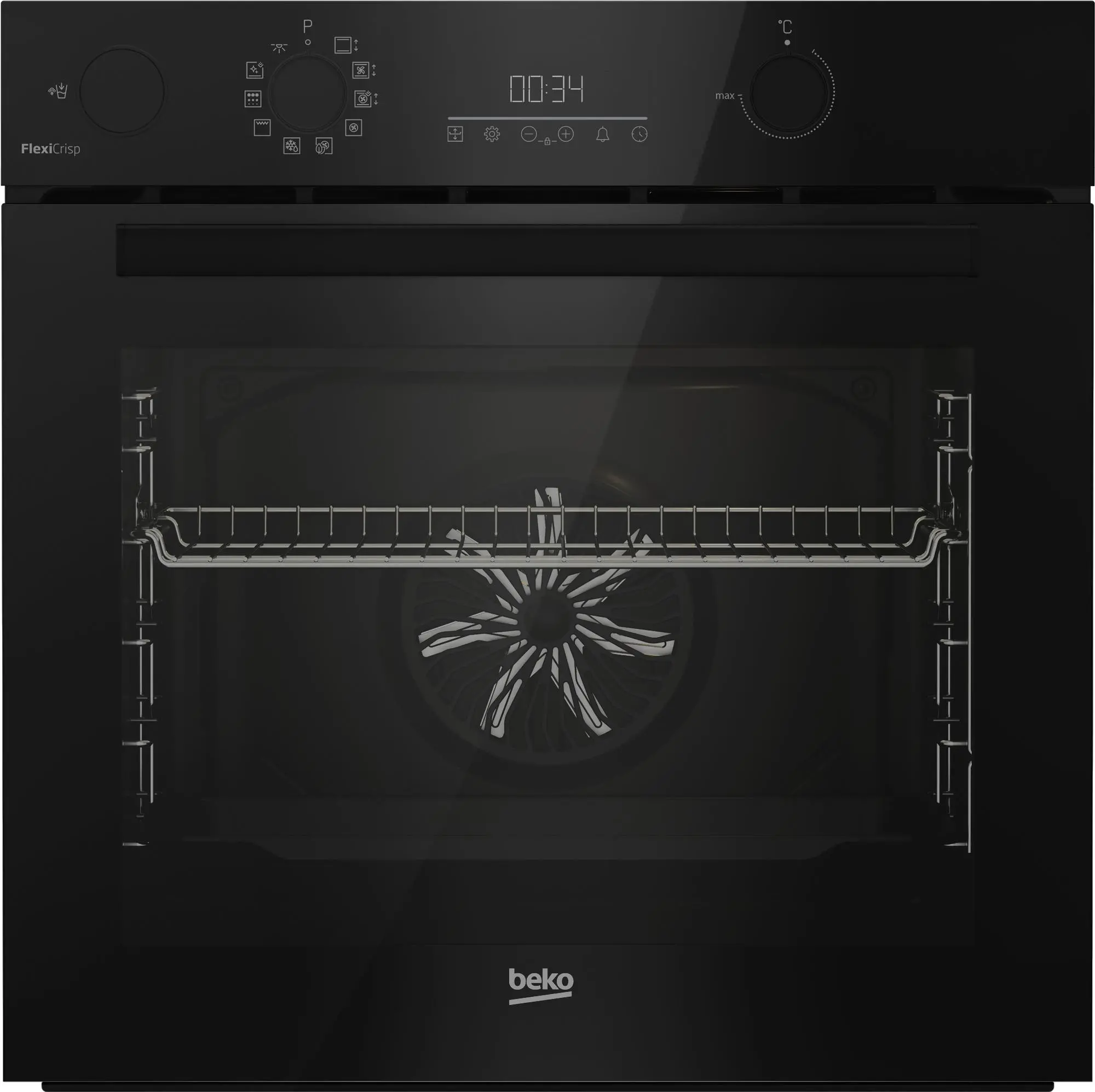 Beko BBIS17300BMP b300 SteamAssisted Termoobieg Czarny