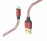 Hama Reflected Lightning do USB 1,5m Czerwony