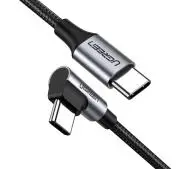 UGREEN USB-C do USB-C US255 3A 60W 0,5m Czarny