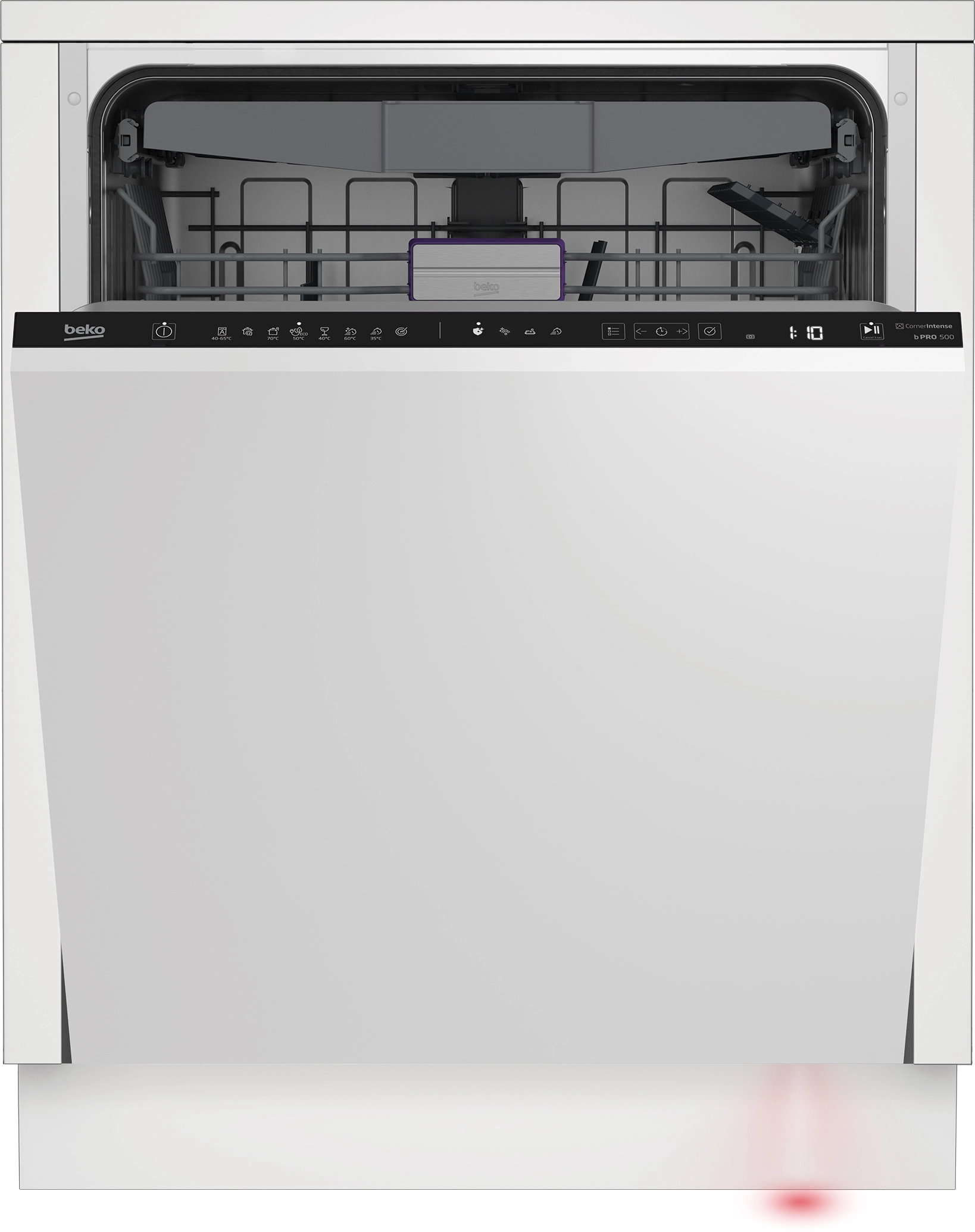 Beko bPro500 BDIN38560C 59,8cm Automatyczne otwieranie drzwi Szuflada na sztućce