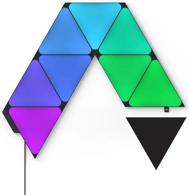 Nanoleaf Shapes Black Triangles Starter Kit 9szt