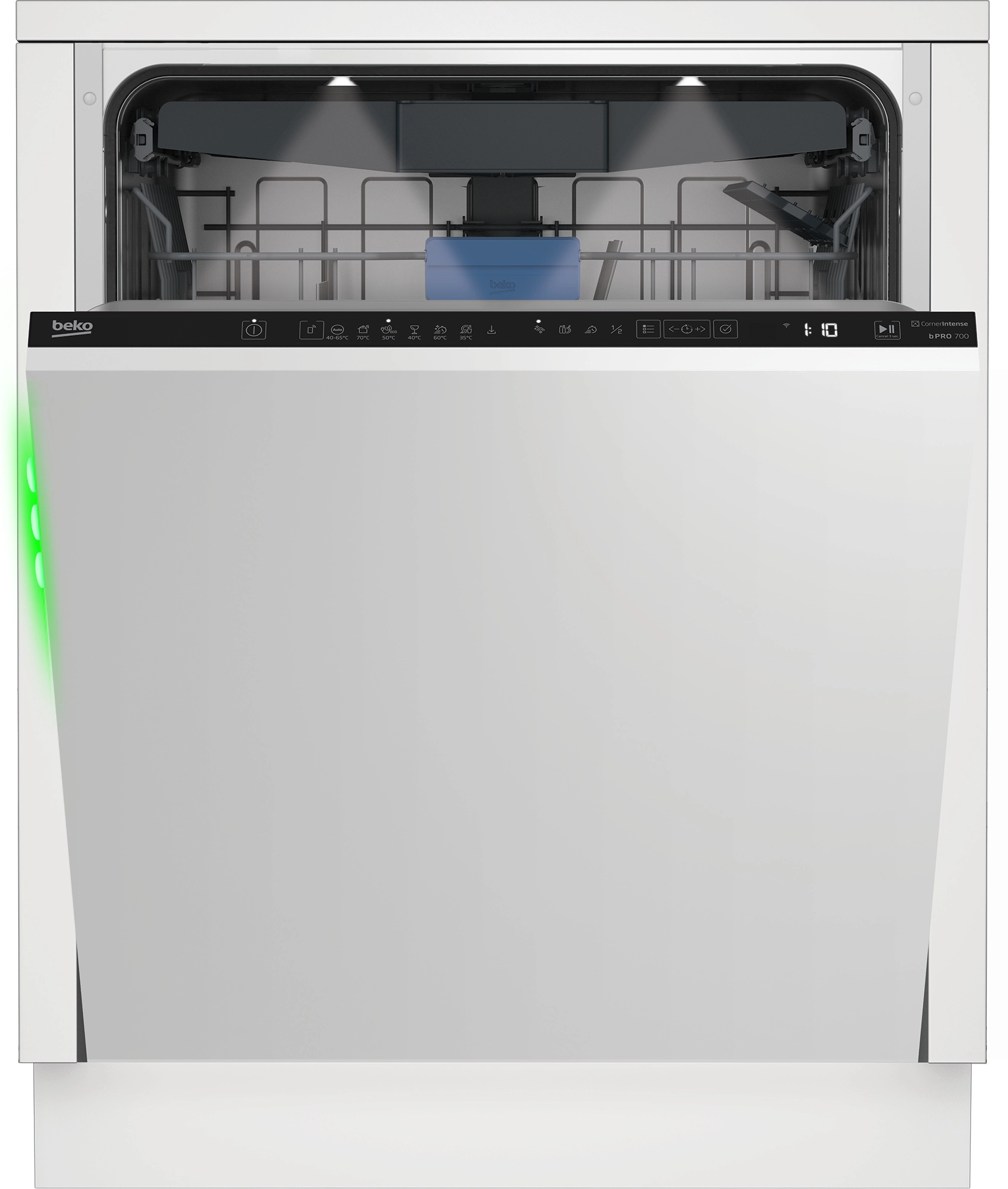 Beko bPro700 BDIN385B0CW 59,8cm Automatyczne otwieranie drzwi Szuflada na sztućce Zdalne sterowanie