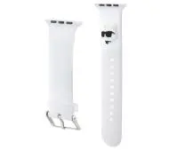 Karl Lagerfeld do Watch 38/40/41mm strap 3D Rubber Choupette Heads Biały