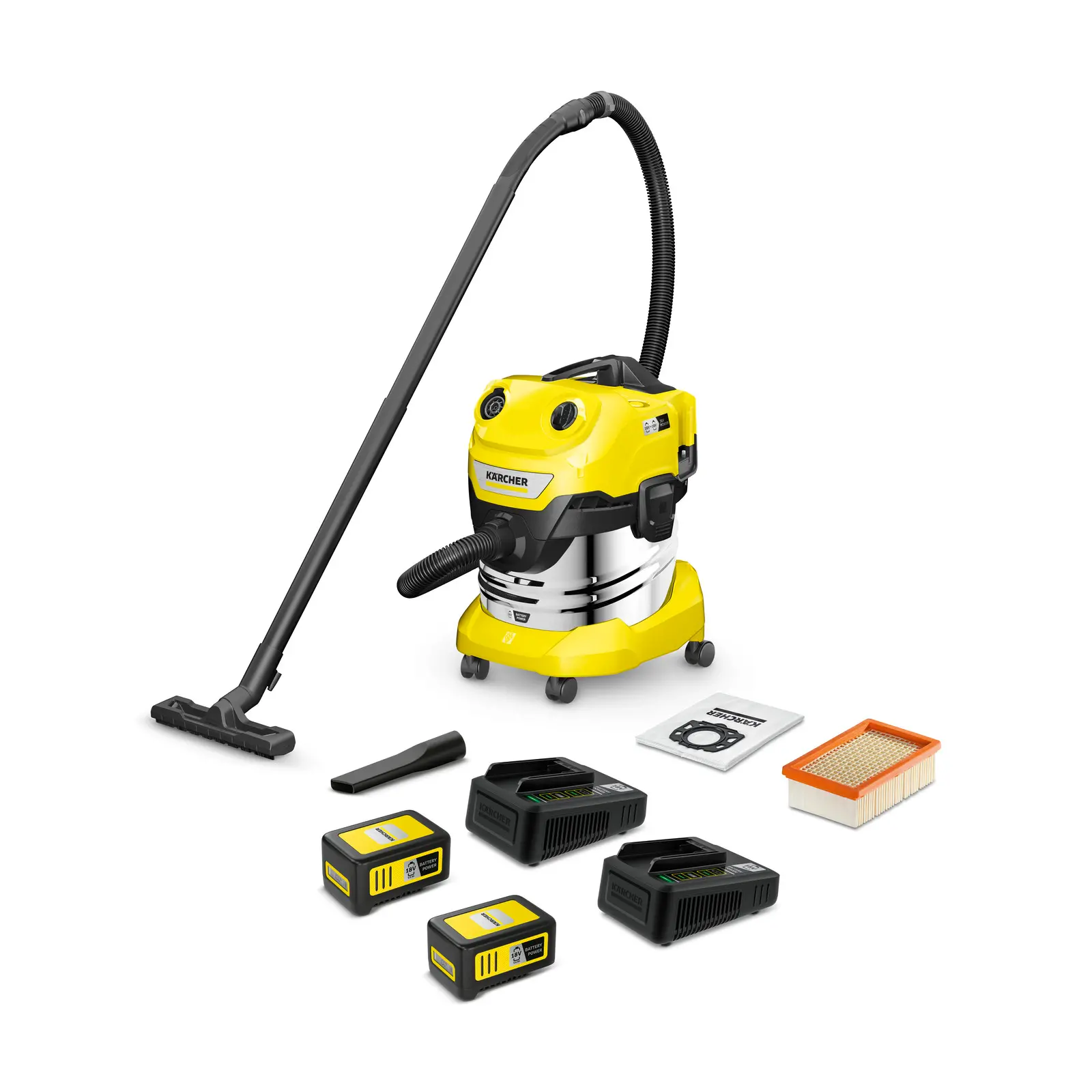 Karcher WD 4-18 S Dual Battery Set 1.628-626.0 335W