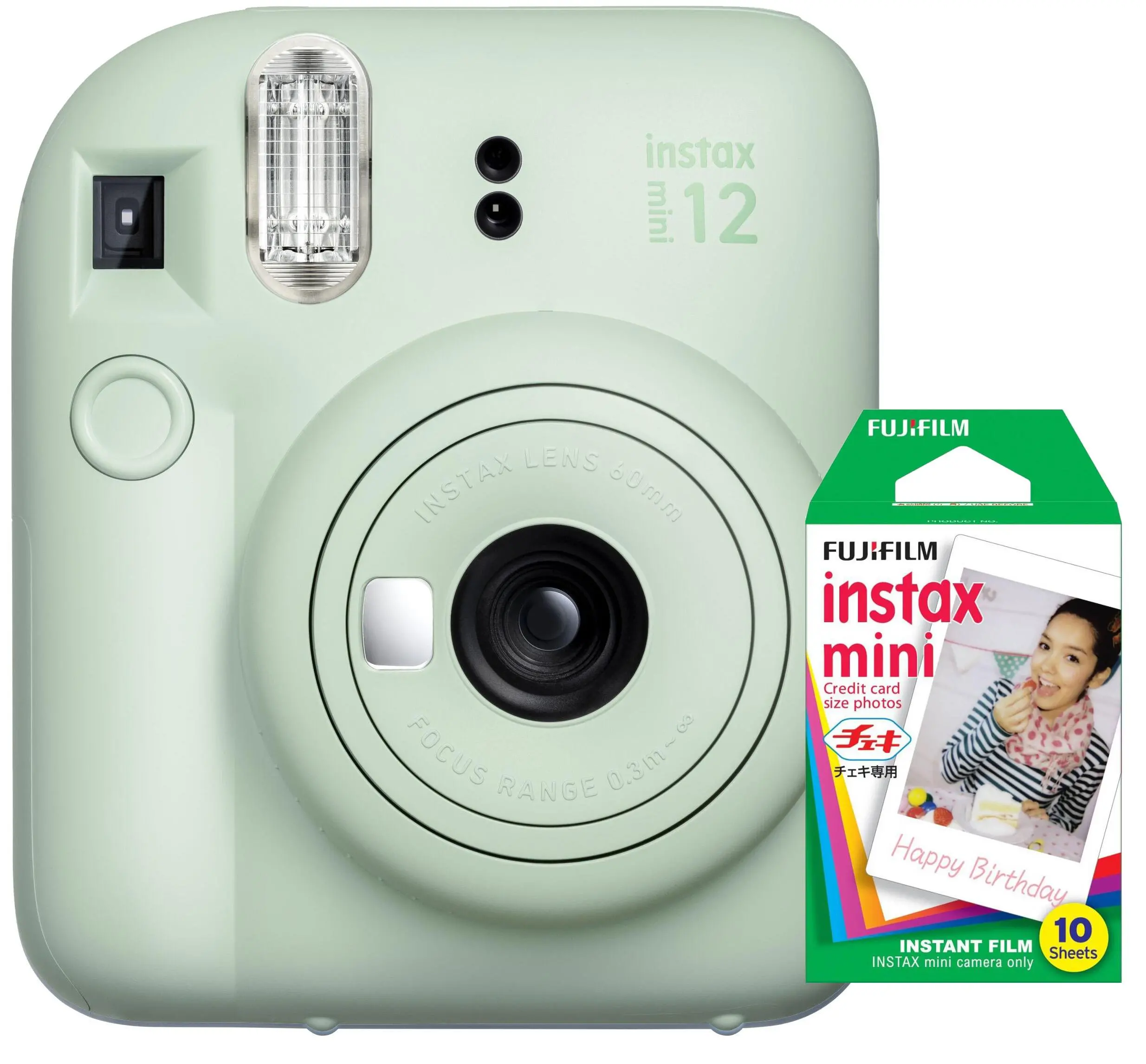 Fujifilm Instax Mini 12 Zielony + wkłady 10szt