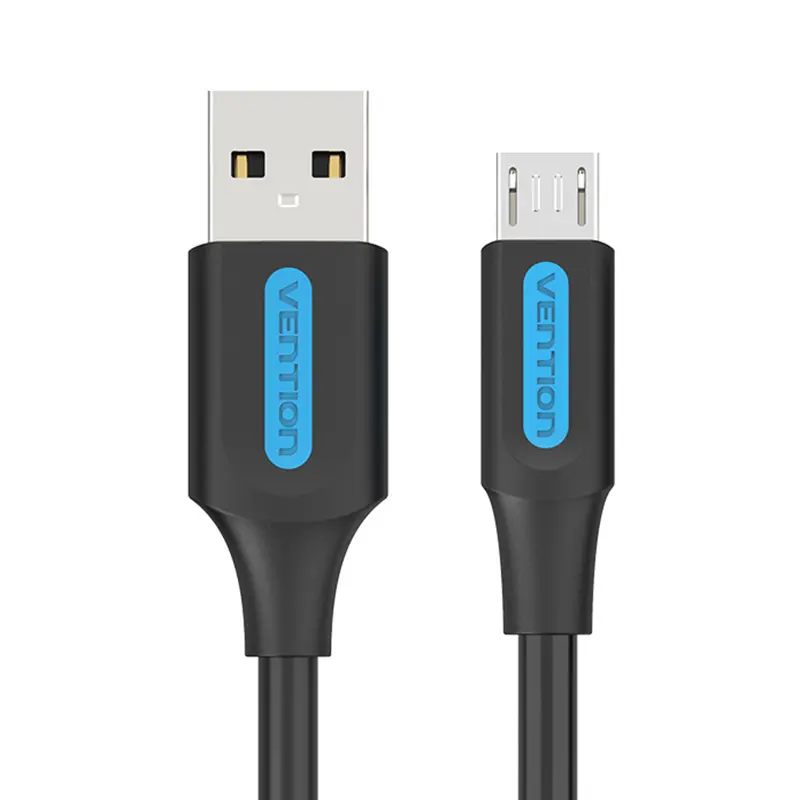 Vention COLBC 3A USB 2.0 A do microUSB 0,25m Czarny miniaturka