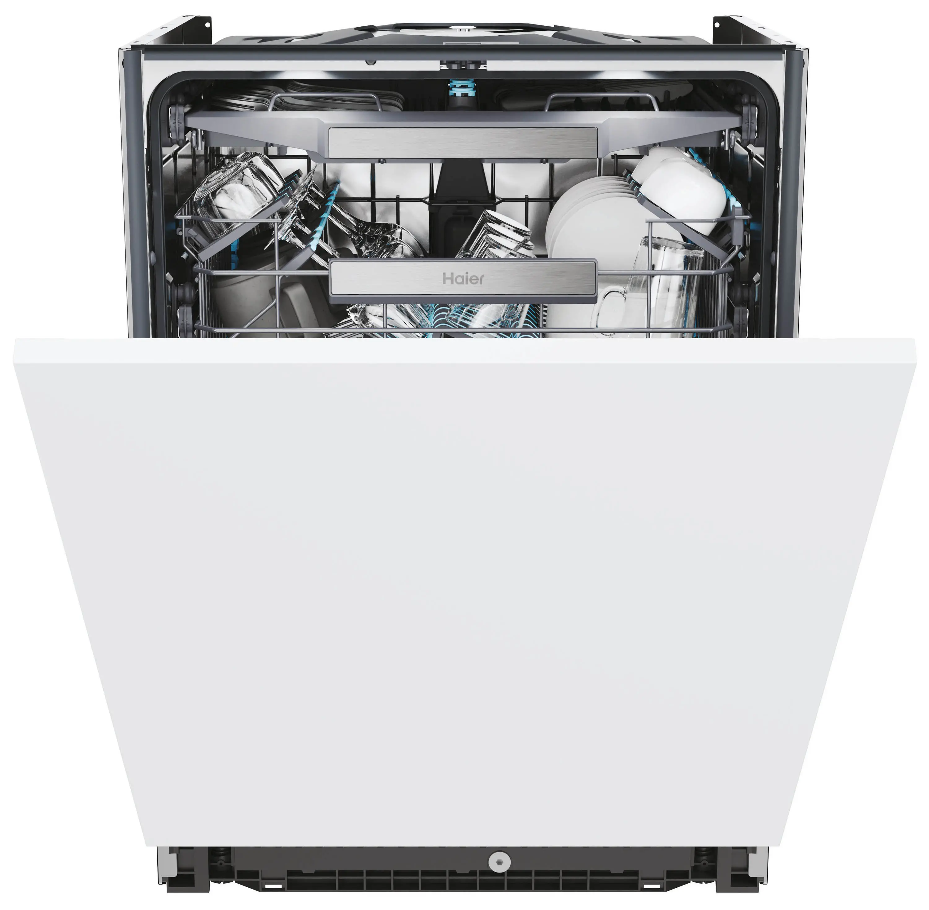 Haier I-Pro Shine Seria 4 XS 6B0M4PDB 59,7cm Automatyczne otwieranie drzwi Szuflada na sztućce Zdalne sterowanie